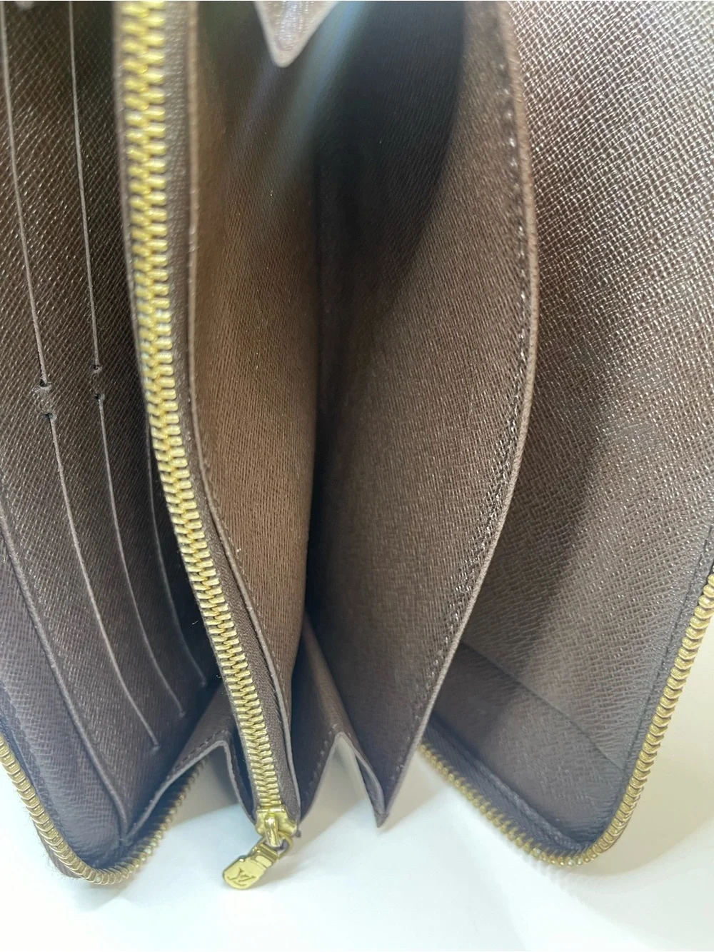 Louis Vuitton Damier Ebene Zippy Organizer Long Wallet
